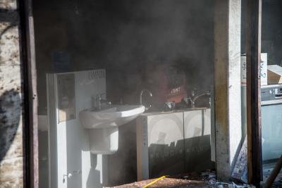 Kornwestheim: Brand eines Haushaltsgeraeteladens